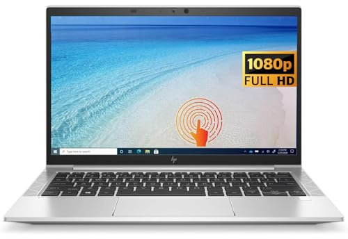 HP Elitebook 830 G8 Touchscreen Business Laptop, 13,3 Zoll FHD (1920x1080), Intel Core i7-1185G7, 32GB RAM, 512GB SSD, QWERTY Tastatur, Windows 11 Pro (Generalüberholt)