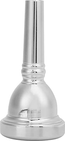 KIMISS Bocchino per Corno da 1/2 Pollice per Trombone Tenore - Materiale in Rame di Alta qualità, Accessorio Resistente all'usura e Alla Corrosione per Musicisti (SILVER)