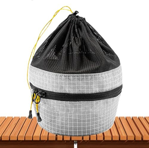 Generico Borsa Per Pentole Da Campeggio - Borsa Con Cordino Per Stoviglie Da Tavolo | Organizer Per Piatti E Posate Da Picnic All'Aperto