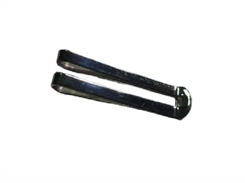 BLUSUPERSHOP Geldklammer aus 925er Silber, massiv, wunderschön, 925er Silber, Silber, Handarbeit, als Geschenk für ein Amulett, Hörner für die frühltune, Silber 925