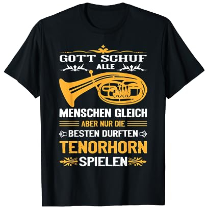 Marschgabel Tenorhorn Ständer Blasmusik Bügelhorn T-Shirt