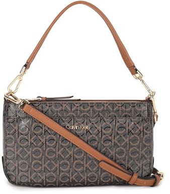 Calvin Klein Lucy Schultertasche mit Drei Fächern Calvin Klein Lucy Schultertasche mit drei Fächern