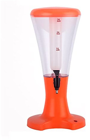 Dispensador de torre de cerveza 3l dispensador de bebidas de torre de cerveza fría con tubo de hielo, DIRIGIÓ Luces y toque for la barra de fiesta de cumpleaños Torre de Cerveza