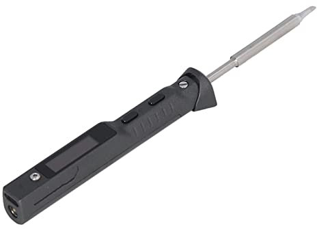Elektro-Lötkolben-Kit, ABS-Smart-Lötkolben, Einstellbare Temperatur, Schnelle Erwärmung, DC9‑24 V Zum Schweißen (EU-Stecker)
