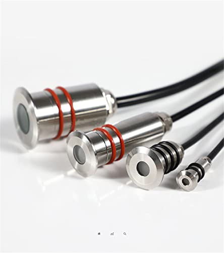 Winlams IP68 DC12 V Unterwasser Licht aus Edelstahl LED Außen Niederspannung Stern 0,3 W Unterbauleuchte Pool Licht (DL-PB-22 0,3 W-warmes Licht)