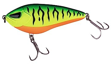 ZECK - Hardbait, Kunstköder, Jerkbait - Rogue Glider 12 cm | 1 m S - Firetiger