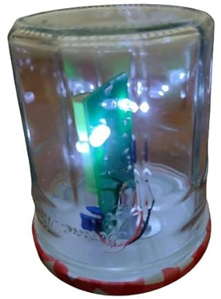Jam Jar Solar Powered LED Light Kits (Rectangular 4 LED Model)