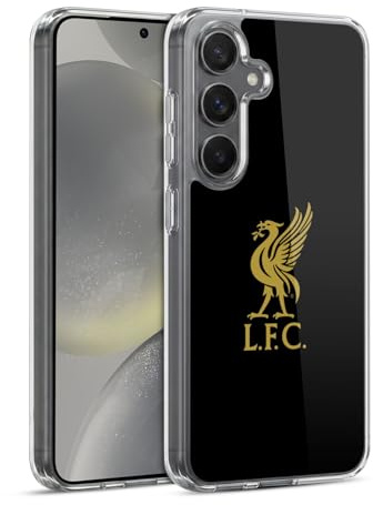 Head Case Designs Offizielle Liverpool Football Club Logo Gold Und Schwarz Liver Bird Gelhülle [Militärischer Schutzgrad] Kompatibel Mit Samsung Galaxy S24 5G Und Kompatibel Mit MagSafe
