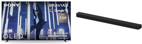 Sony BRAVIA 8 OLED, K55XR80, 55 TV BRAVIA Theatre Bar 9 – Dolby Atmos Single Soundbar