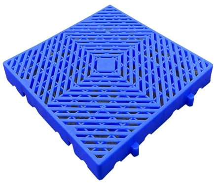 Wasserdichte, leichte Kunststoff-Palette zur Aufbewahrung, Gitter-Pad, einfach zu installieren, ideal für Garage, Supermarkt, Keller, ineinander stapelbare Bodenpaletten, atmungsaktive Gitterroste 40