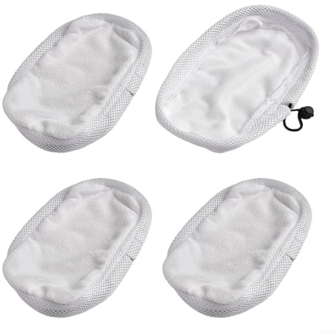 Puupaa Steam Cleaner Pads Set for MORPHY RICHARDS 70495, 720023, 720502 Microfiber Mop Cloth Washable Reusable Floor Cleaning Accessories