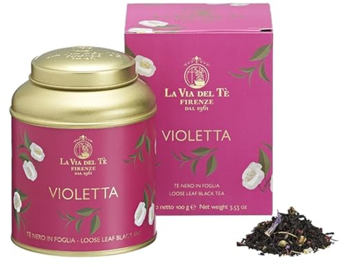 La via del te Violetta - Le Signore delle Camelie Tè verde a foglia intera - Lattina da 100 grammi