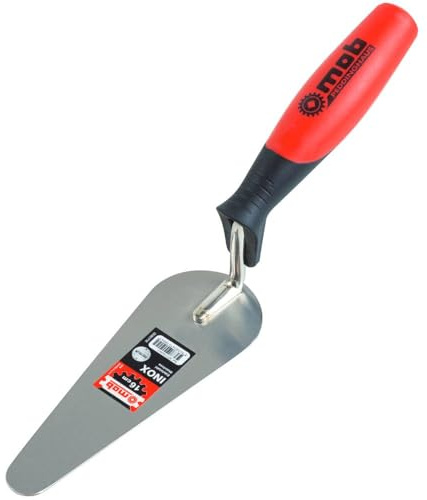 Mob - Truelle langue de chat - Longueur 16 cm - Lame en acier traité de haute qualité, souple mais indéformable - Manche bi matière résistant aux produits chimiques - Nettoyage facile