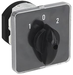 Interruptor de conmutación eléctrico YMZ12-25A 01-25A 2P, interruptor de control de potencia, perilla giratoria de encendido y apagado LW31