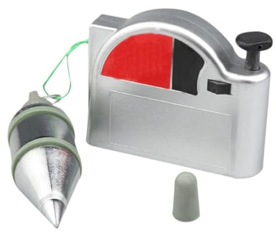 GALPADA Herramienta de Medición para Construcción con Plomada Magnética Automática de Metros Colgante con Imán para Posicionar y Fijar Madera y Acero Resistente y Fácil de Usar