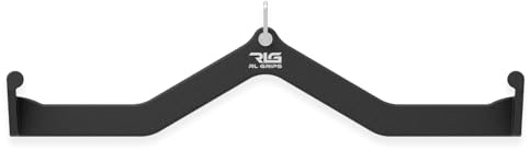 RL Grips Agarres para Poleas Gym Ergonómicos para Entrenamiento de Espalda - Manerales de Gimnasio para Dorsal con Anclaje Reforzado - Accesorios Gym para Jalones y Remos