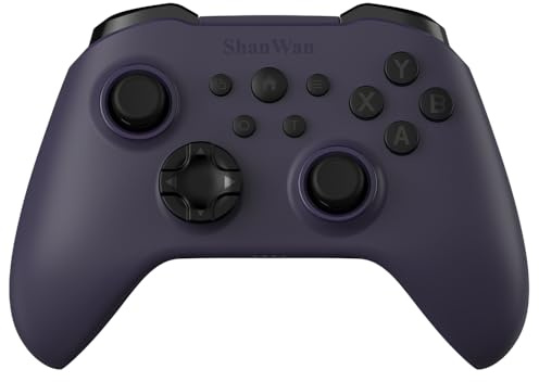 ShanWan Controller Gaming Wireless con Joystick a Effetto Hall, Gamepad Bluetooth/2.4G per Switch 1/2, PC Steam, Android e iPhone, Latenza Zero, Controller Portatile