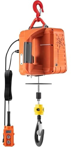 Argani elettrici Gru Elettrica 3 In 1 Da 1500 W Garage Portatile 500 Kg Sollevatore Per Auto Miglioramento Della Casa Movimentazione Del Carico Verricello elettrico