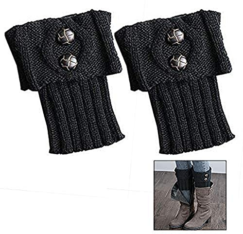 LHKJ 1 Paar Stulpen Damen Winter Beinstulpen Stiefel Legwarmers Kurz Beinstulpen
