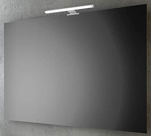 San Marco Specchio A Filo Lucido 100 x 80 Cm con Lampada LED