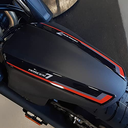 Resin Bike Aufkleber für Motorrad Kompatibel mit Yamaha Tracer 7 2021. Vorderen Kotflügelschutz vor Stößen und Kratzern. 3D-Harzklebstoff – Stickers - Made in Italy