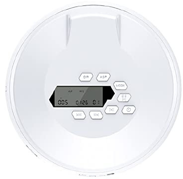ZXNQ Home child CD Player, Rechargeable Portable Bluetooth Player, with playback memory, fast forward and rewind, loop, AB repeat