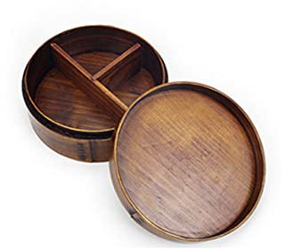 Boîte à bento traditionnelle de style japonais en bois naturel, boîte à déjeuner, boîte à fruits, sandwich, boîte à sushi pour voyage, école, camping A07