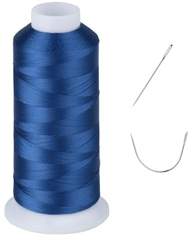 UV-beständig – Simthread 100 % polyesterbunden tråd Tex 69 (12wt) – 1 372 m NP-C.blå