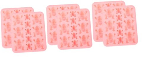 SEWACC 6stücke Silikonform Frosch Schokoladenform Für Süßigkeiten Antihaft Backform Für Kuchen Plätzchen Und Desserts Für Kreative Backideen Und Feiern