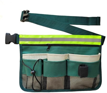 Werkzeuggürtel Gartenwerkzeug Gebrauchstasche Organizer Frauen Herrn Gartengerätetasche Reflektierende Streifen Aufbewahrungstasche Meher Taschen Werkzeugtasche Elektriker Tischler Unisex