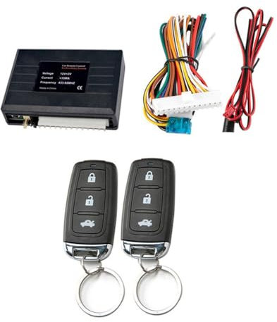 Faeymth Auto-Fernbedienung Zentralverriegelung Keyless-System Fernbedienung Auto Alarmanlagen Zentralverriegelung mit Auto Remote Central Kit