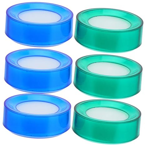 HOODANCOS 6St Schwamm Fingerbefeuchter manuellsen geld zählen scheuerschwamm spülschwamm Geldzählen Produkt nasses Schwammbecken nasses Handwachs Fix Schwammbefeuchter Schwamm nasser Finger