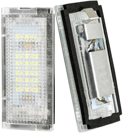 BCBSYCJP Auto Nummernschildbeleuchtung Lampe,für BMW 3 Series E46 4D 1998-2003 5D Touring 1998-2005,Langlebig Effizient Hochwertige Digitale Nummern Leuchten Fürs Auto