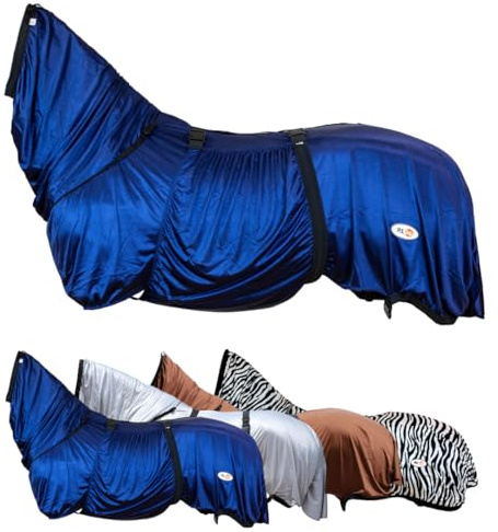 RL24 - Ekzemerdecke mit Halsteil & Bauchlatz – Nachtblau – 155cm
