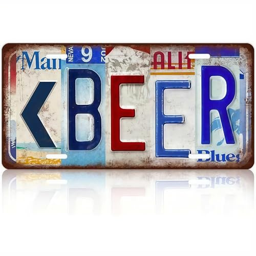Tivleed Bar Sign, Bar Signs for Home, Man Cave Vintage Metal Sign Wall Art for Pub Decor Club, Retro Home Accessories 15.5x30.7cm (A-30.7 * 15.5CM)