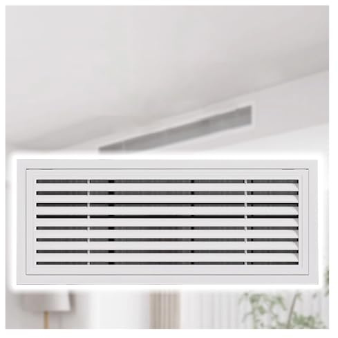 JYHHCYS ABS Shutters Access Panel, Opening Flap Cover Plate Box with Vent for Bathrooms, Basements, Garages, Plastic Ventilation Inspection Door Removable, Flush Mounted(22x22in/55x55cm)