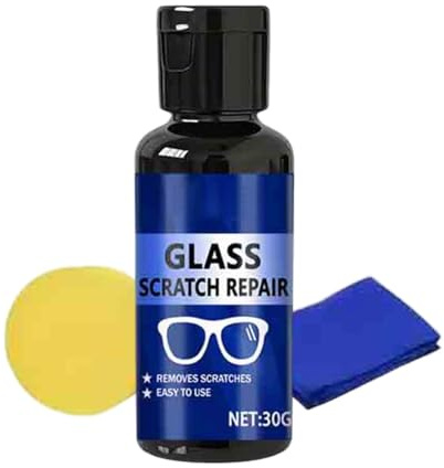 Brillen Kratzer Entferner 30ml Reiniger Politur Glaser | Reinigungs Und Politur Lotion für Sonnenbrillen Für Brillen Sonnenbrillen Windschutzscheibe Bildschirm Telefon Kamera Uhr