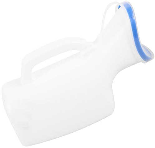 iplusmile Tragbare Urinflasche für Frauen mit Deckel Wiederverwendbares Damen Urinal aus Robustem Kunststoff Ergonomisch Geformt für Reisen Camping und Pflege Zufällige Zufällige Farbe