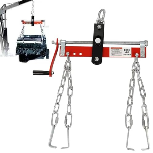Engine Hoist Leveler | Engine Support Beam,0.9 Ton Load Capacity Heavy Duty Adjustable Hoist Leveler for Shop Crane Lift