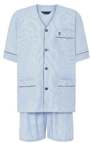 El Búho Nocturno Pyjama Homme Été Court Manches Courtes Coton Maille