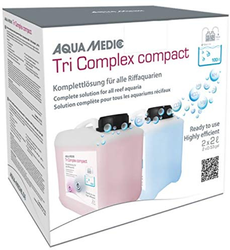 Aqua Medic Tri Complex compact 2x2l, Komplettlösung für alle Riffaquarien