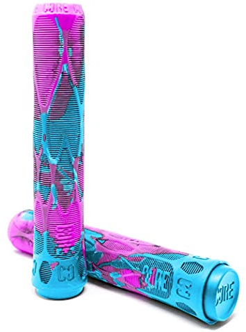 Scooters Core Stunt-Scooter Tret-Roller Hand Griffe Soft lang mit Barends/Grip + Fantic26 Sticker