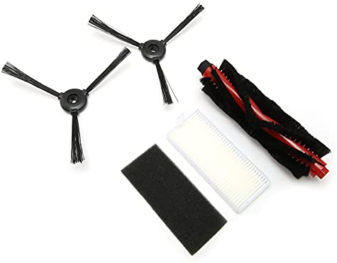 Sostituzione del Filtro,Set di Ricambio per Filtro Spazzola,Set Di Sostituzione Filtro Spazzola Laterale Spazzola Principale Adatto Per Parti Spazzatrice Lefant M200/M201/M520m/M571/T700