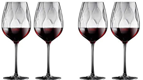 Erik Xian Bicchieri da Vino 500 ML per Vino Rosso Bicchieri da Vino Grandi Trasparenti Lavabili in lavastoviglie per degustazione di Vini, Feste
