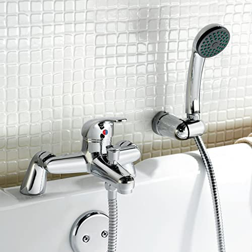 Nes Home Studio Bath Shower Mixer Tap with Shower Handset Chrome