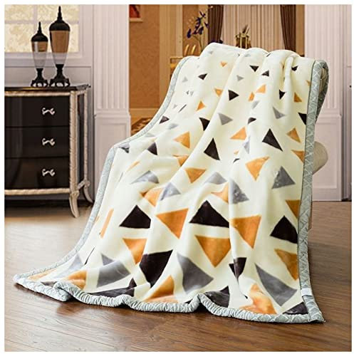Lenzuolo Angoli Coperta Coperta in cashmere Coperta di cashmere Coperte calde in pile Plaid Super caldo morbido tiro su divano / letto più spessa2 ~ 4 kg Peso Lenzuolo Cotone ( Color : Wenqinggeyu , S