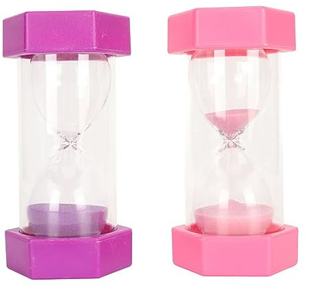 Minuteur de Sablier de 10 Minutes au Design Hexagonal avec Aides Visuelles pour Enfants Spécial pour le TDAH SPD et L'autisme Idéal pour la Salle de Classe et la Cuisine