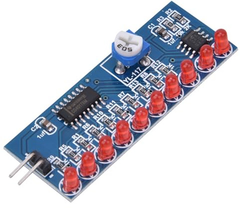 2 St NE555+CD4017 LED Chaser Water Flow Light Modul, LED-körljus, Justerbar flödeshastighet