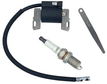 YAMAKATO 591459 Zündspule 492341 Lg492341 für Briggs & Stratton Toro MTD Craftsman Cub Cadet Rasenmäher mit Zündkerze