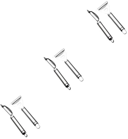 Cabilock 6 Piezas herramienta para pelar calabacin calabacín Pelador de peares Vegetales vegliss pelador de frutas pelador de verduras